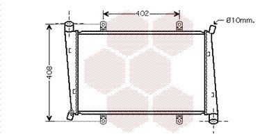 VAN WEZEL Radiators, Motora dzesēšanas sistēma 59002130